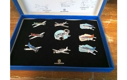 LOT DE 9 PIN'S AVIONS AEROSPATIAL