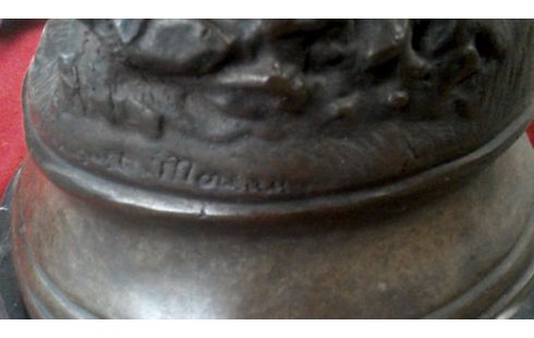 STATUE BRONZE FRAU MET, , HUHN GEWIDMET MOREAU