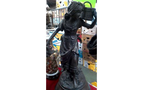 STATUE BRONZE FRAU MET, , HUHN GEWIDMET MOREAU