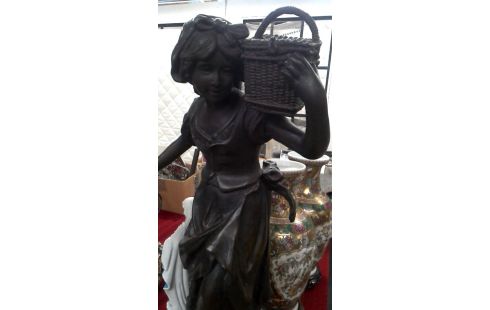STATUE BRONZE FRAU MET, , HUHN GEWIDMET MOREAU