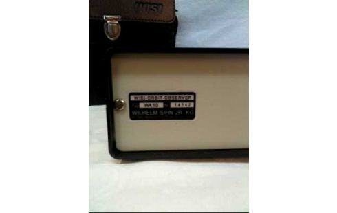 ORBIT-OBSERVER <WISI> VINTAGE TRAGETASCHE