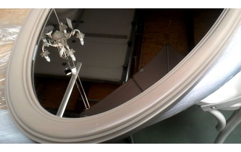 SPIEGEL OVAAL GROOT MOKKA