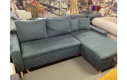 CANAPE D'ANGLE CONVERTIBLE GRIS