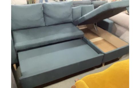 CANAPE D'ANGLE CONVERTIBLE GRIS