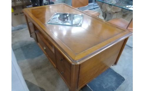 TABLE BASSE BOIS MASSIF 1 TIROIR EN L'ETAT MODULABLE