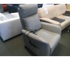 FAUTEUIL RELAX LEVE FACILE ELECTRIQUE SIMILI CUIR GRIS