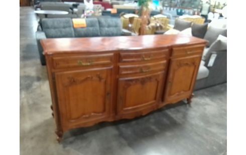 ENFILADE 3 PORTES 4 TIROIRS BOIS MASSIF