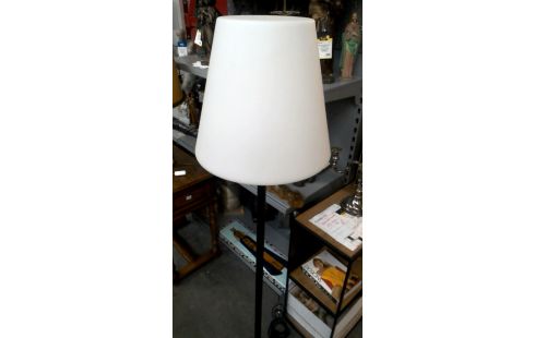 LAMP STAAND ANTRACIET METAAL WIT PVC
