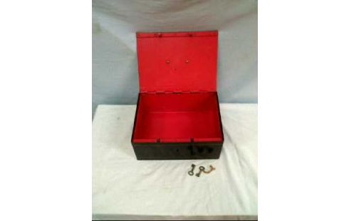 GELDKASETTE METALL SCHWARZ ABSCHLIEßBAR