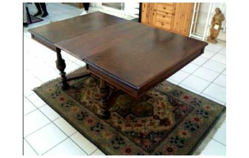 TISCH HOLZ DUNKEL GRÜNDERZEIT AUSZIEHBAR