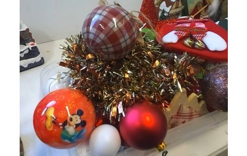 LOT DE DECORATIONS DE NOEL