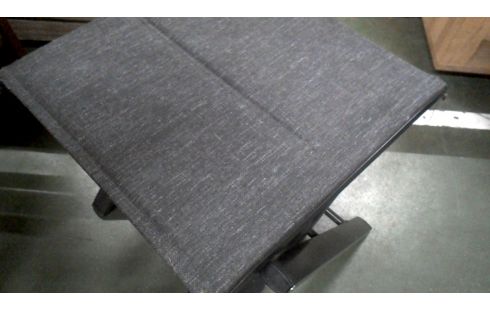 REPOSAPIÉS DE JARDÍN PLEGABLE GRIS ALUMINIO LA UNIDAD