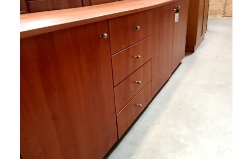 DRESSOIR STRATIFIE 3 PORTES 4 TIROIRS