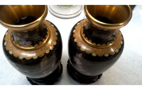 VAAS CLOISONNE ZWART