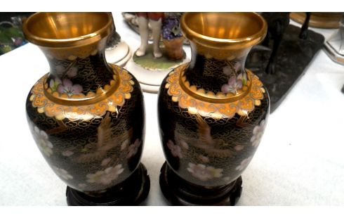 VAAS CLOISONNE ZWART