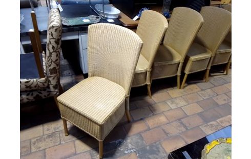6 CHAISES LLOYD LOOM