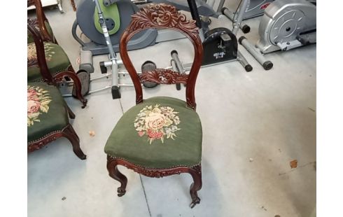 CHAISE TAPISSERIE 19E LE LOT
