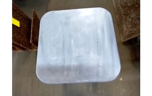 TABOURET BOIS PEINT GRIS