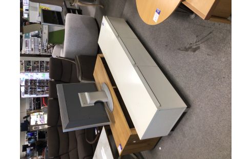 MEUBLE TV BLANC 3T EN ETAT