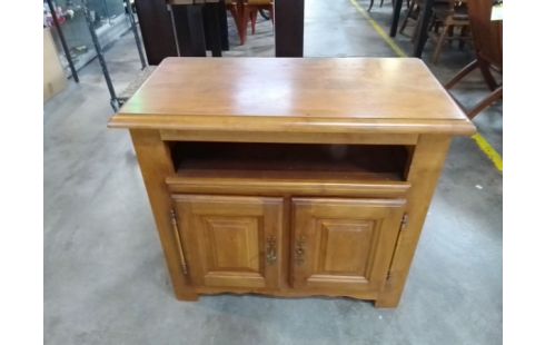 MEUBLE TV BOIS EN L'ETAT 2 PORTES EN L'ETAT