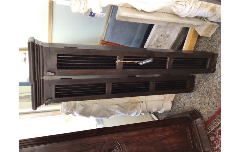 COLONNE CD EN BOIS EXOTIQUE COLONIAL 1 PORTE