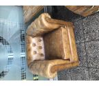 FAUTEUIL CHESTERFIELD LOOK COGNAC 17026