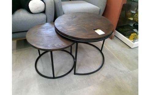 TABLES GIGOGNE MODERNE RONDE -ST INDUSTRIEL