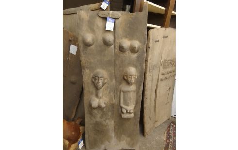 DECORATION PORTE DOGON SCULPTE