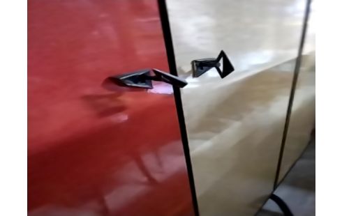 BUFFET ARMOIRE VINTAGE 4 PORTES