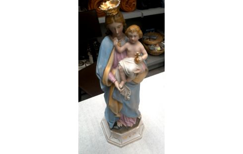 BEELD PORSELEIN OLV MET KIND