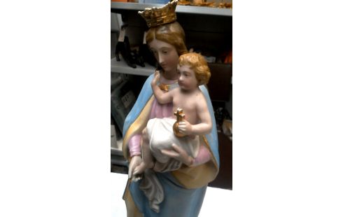 BEELD PORSELEIN OLV MET KIND