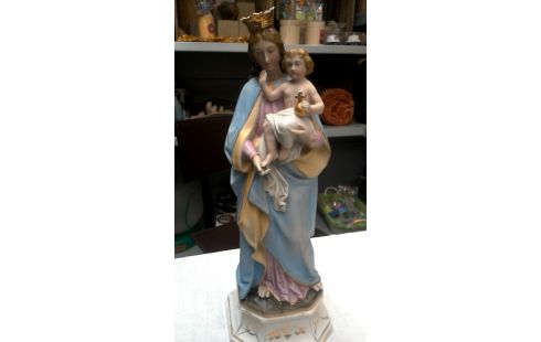 BEELD PORSELEIN OLV MET KIND