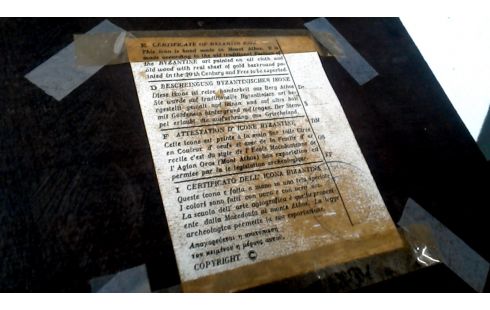 ICOON GRIEKS VERGULD