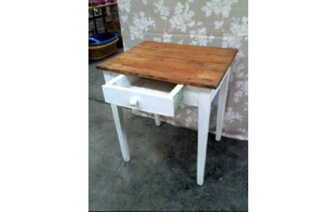 TISCH WEISS OBERFL. HOLZ 1-SCHUBLADE