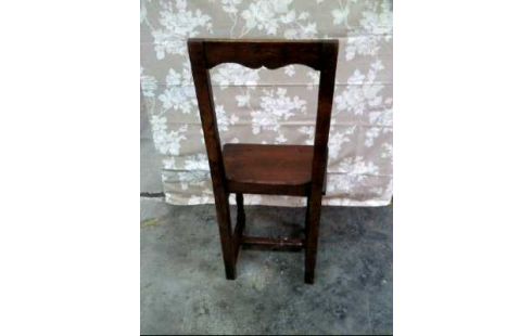 STUHL HOLZ DUNKEL ALT