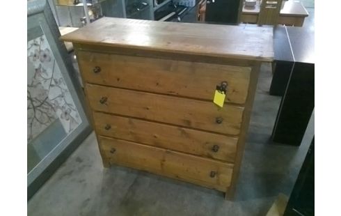 COMMODE 4 TIROIRS BOIS