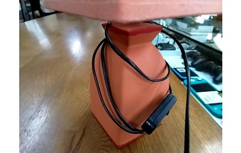 LAMPE A POSER Orange céramique