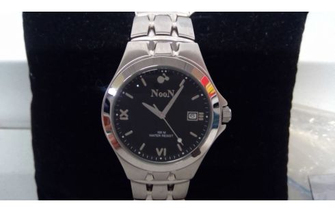 HORLOGE MANNEN NOON  ZWART