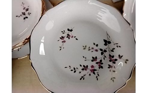 SERVICE VAISSELLES FLEURI