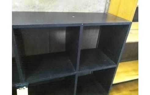 ETAGERE NOIRE 9 CASES