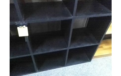 ETAGERE NOIRE 9 CASES
