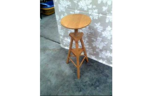 KLAVIERHOCKER HOLZ HELL HÖHENVER.BAR