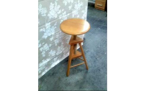 KLAVIERHOCKER HOLZ HELL HÖHENVER.BAR