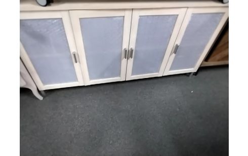 BAHUT BAS 4 portes beige melaminė et pvc