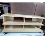MEUBLE TV ikea beige sur roulettes
