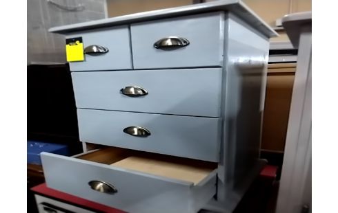 MEUBLE D'APPOINT Peint GRIS 5t