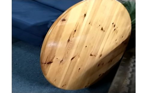 TABLE RONDE 1 allonge intérieure en pin