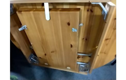 TABLE RONDE 1 allonge intérieure en pin