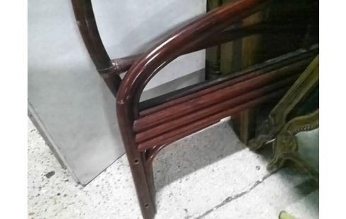 LIT ROTIN ROUGE SANS SOMMIER 160X200