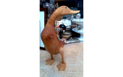 STATUE, , BOIS, , CANARD